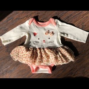 0-3m Kitty Onesie